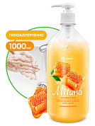 Жидкое крем-мыло Milana - молоко и мед | Grass | 1 л