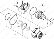 Комплект всасывающей турбины BR 30/4 (KARCHER)