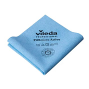 Салфетка ПУРмикро Актив, синяя | Vileda Professional | 38*35 см