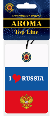 Ароматизатор картонный AROMA Top Line "РОССИЯ"