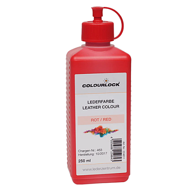 Краска для кожи цвет красный Lederfarbe rot | Colourlock | 250 мл
