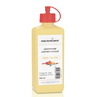 Краска для кожи цвет желтый - Lederfarbe gelb | Colourlock | 250 мл