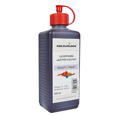 Краска для кожи цвет фиолетовый - Lederfarbe violet | Colourlock | 250 мл