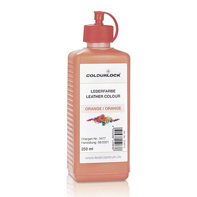 Краска для кожи цвет оранжевый - Lederfarbe orange | Colourlock | 250 мл