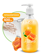 Жидкое крем-мыло Milana - молоко и мед | Grass | 500 мл