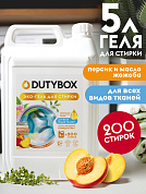 Гель для стрики "Персик и масло жожоба" 200 стирок | Dutybox | 5 л