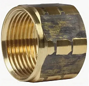 Гайка накидная для прессниппеля M22, 400bar, внут.диаметр 16,4mm, латунь R+M