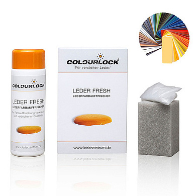 Тонирующий крем-краска с закрепителем для кожи чёрный - Leder Fresh Tonung | Colourlock | 150 мл