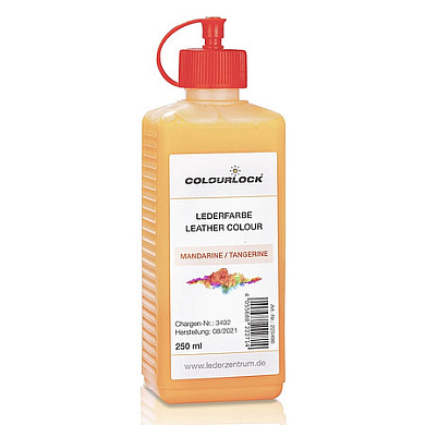 Краска для кожи цвет мандарин - Lederfarbe mandarine | Colourlock | 250 мл